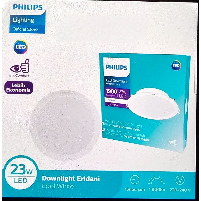 PHILIP DOWNLIGHT LED ERIDANI 23 W PUTIH