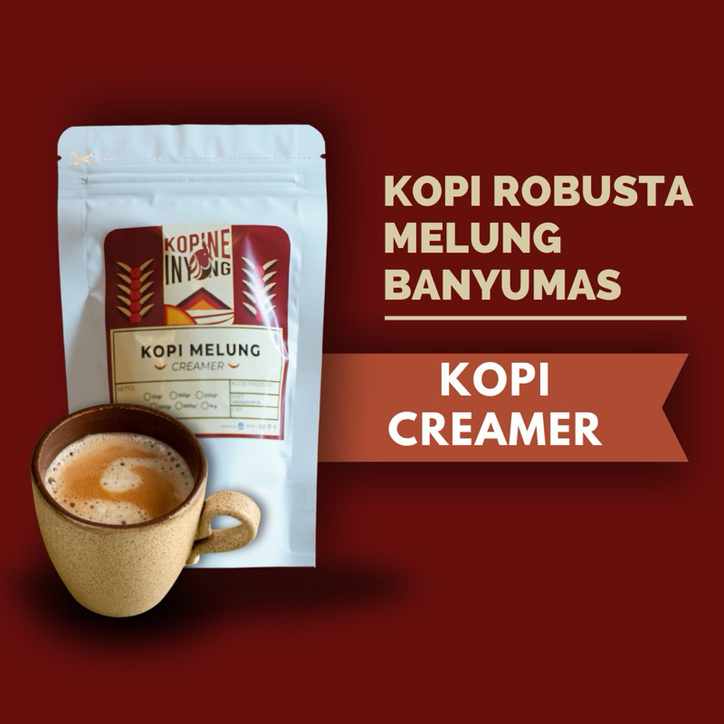 

Kopine Inyong-Kopi Creamer Siap Seduh 50gram Kopi Asli Dari Gunung Slamet Kopi Khas Melung Banyum