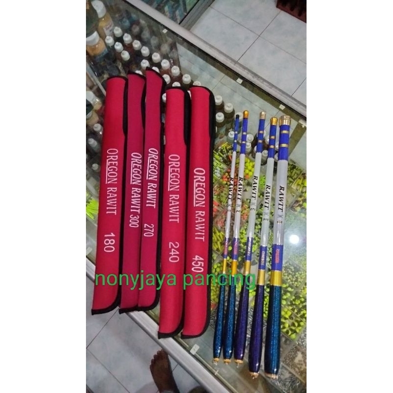 Tegek OREGON RAWIT carbon + packing pipa
