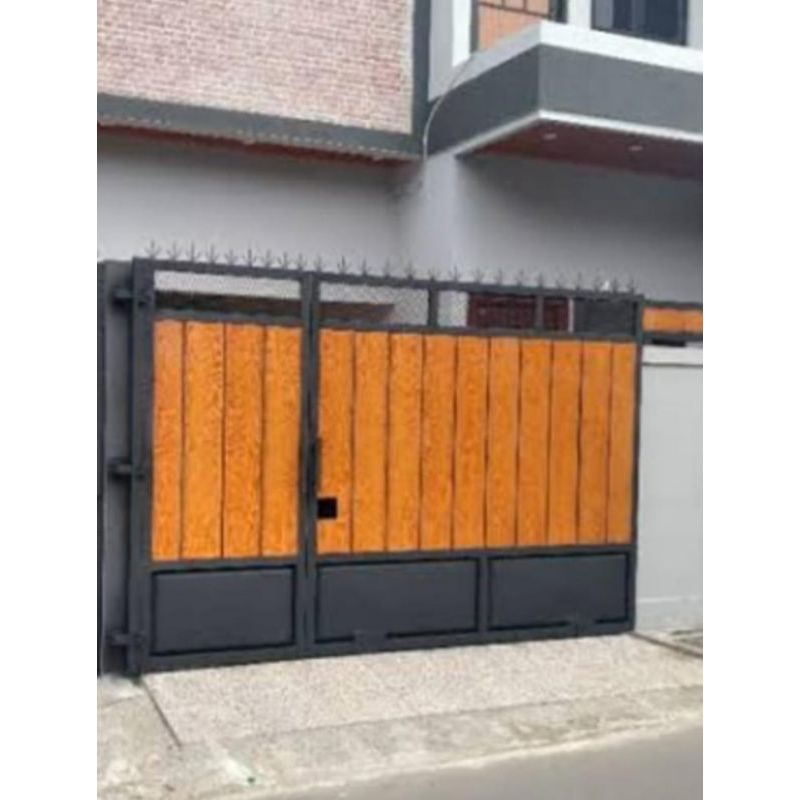 pagar dorong minimalis