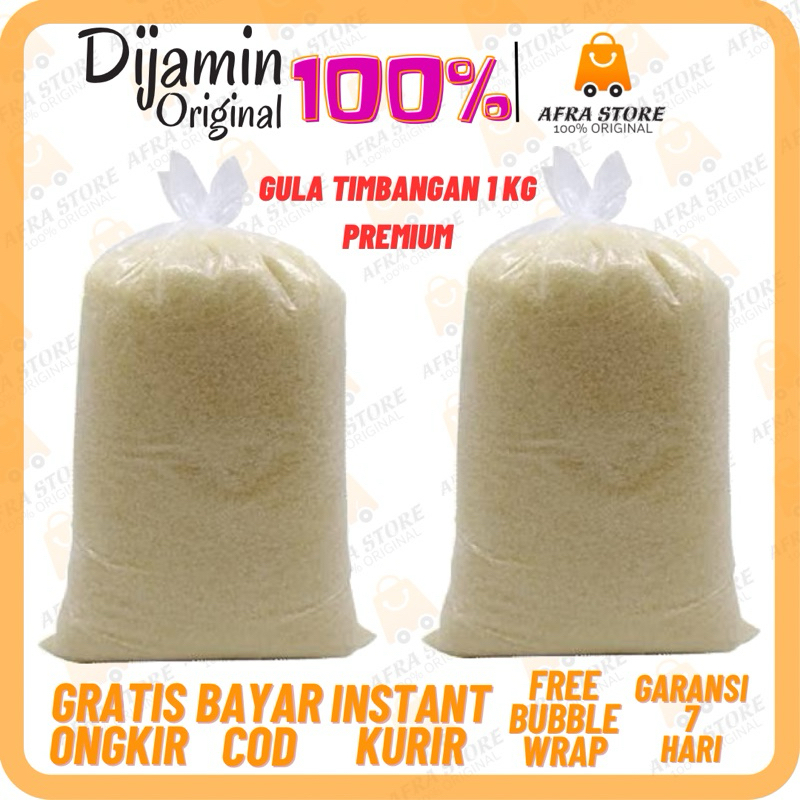 

Gula pasir lokal 1kg - Gula pasir timbangan PREMIUM