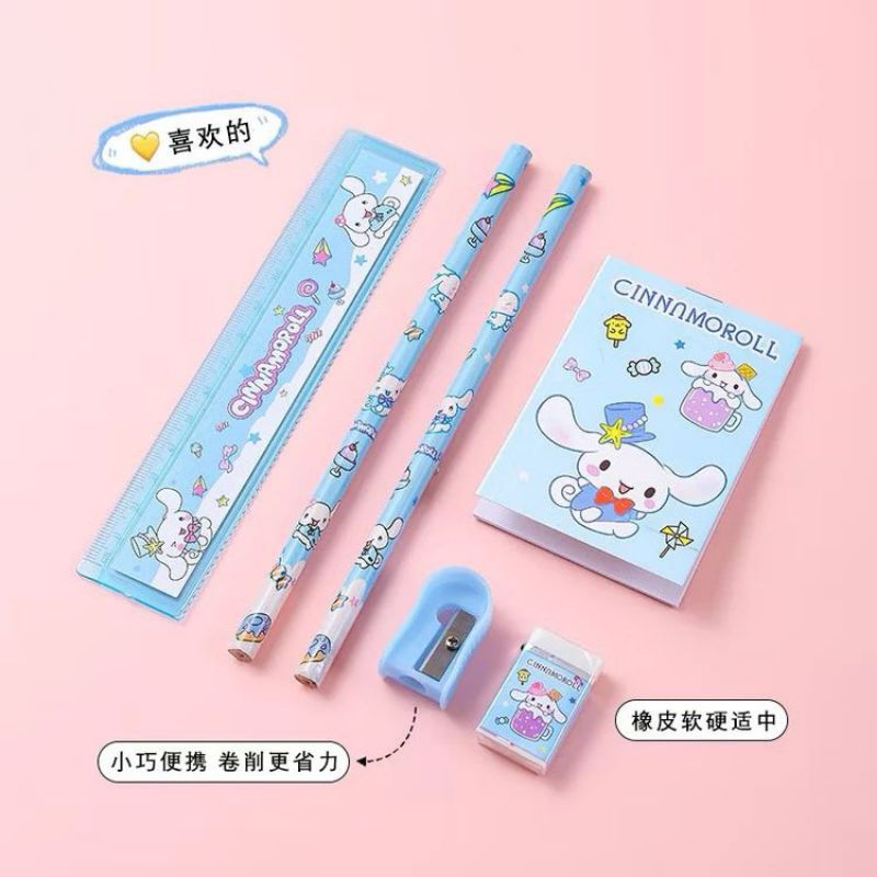 

ND-0030 (BOX) PENSIL SET SANRIO KUROMI CHINAMOROL MELODY