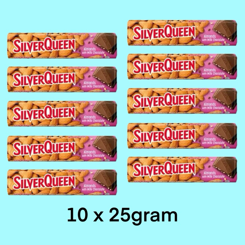 

SILVER QUEEN Almond 25gr x 10