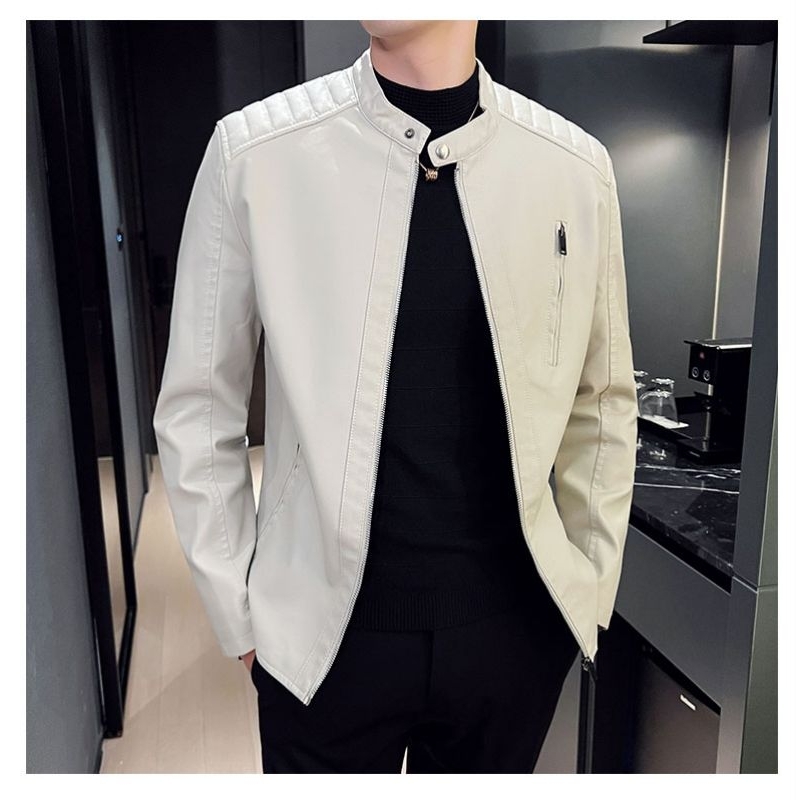 JAKET KULIT PRIA OUTFIT JAKET 2025 KULIT SINTETIS TREN TER HITS