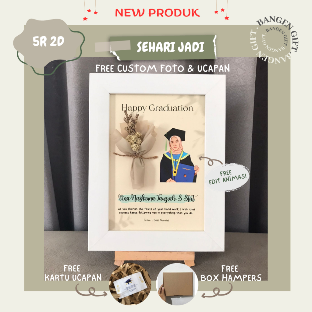 RB gift wisuda/gift wisuda cewek/gift wisuda cowok/gift sempro/ gift wisuda bermanfaat/gift box