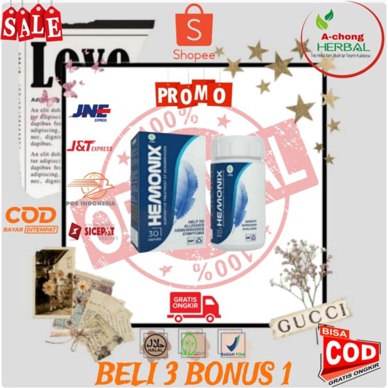 HEMONIX ASLI ORIGINAL OBAT WASIR AMBEIEN AMAN