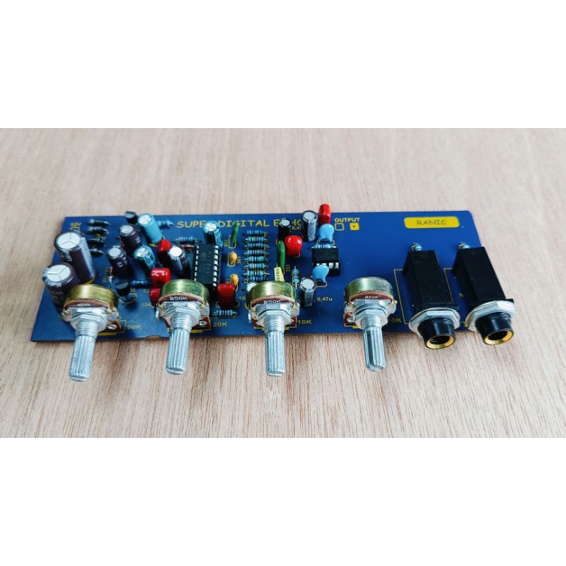 kit super digital echo 2 soket mic