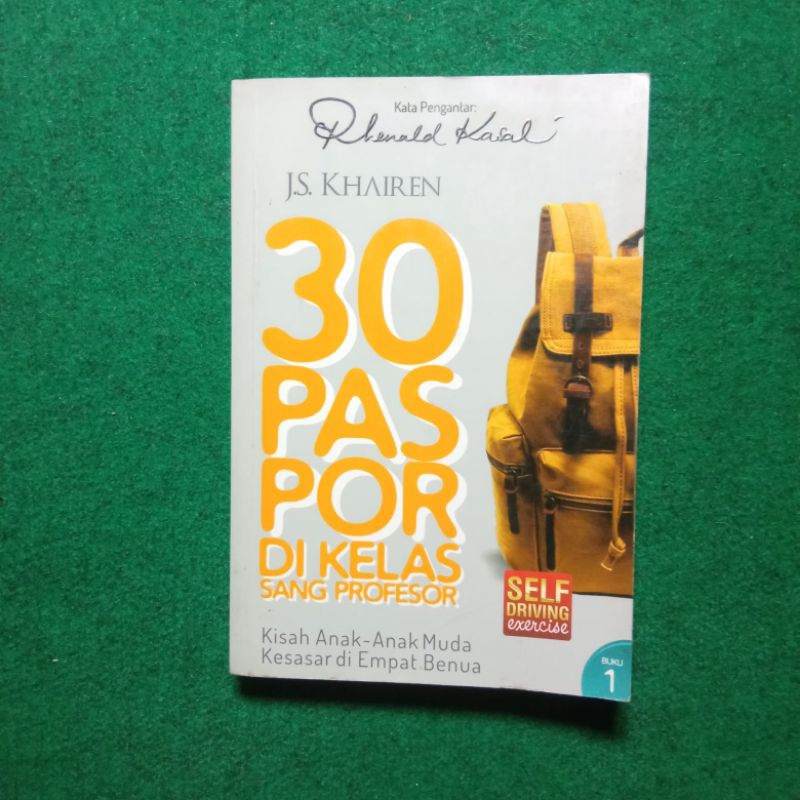 ORIGINAL Buku 30 Paspor di Kelas Sang Profesor - J. S. Khairen