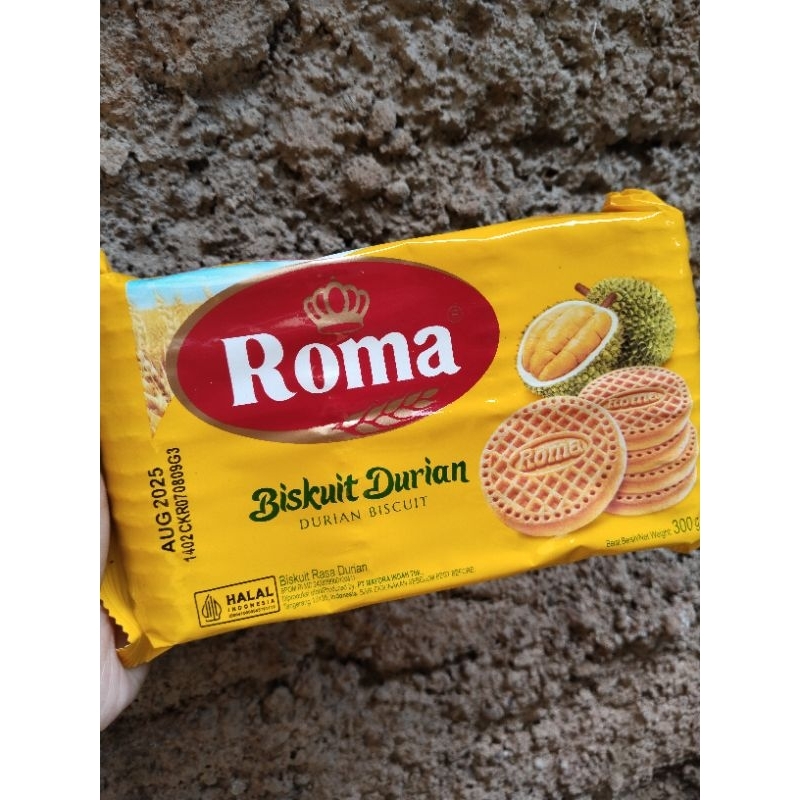 

Roma Biskuit Durian Kemasan 300 Gram