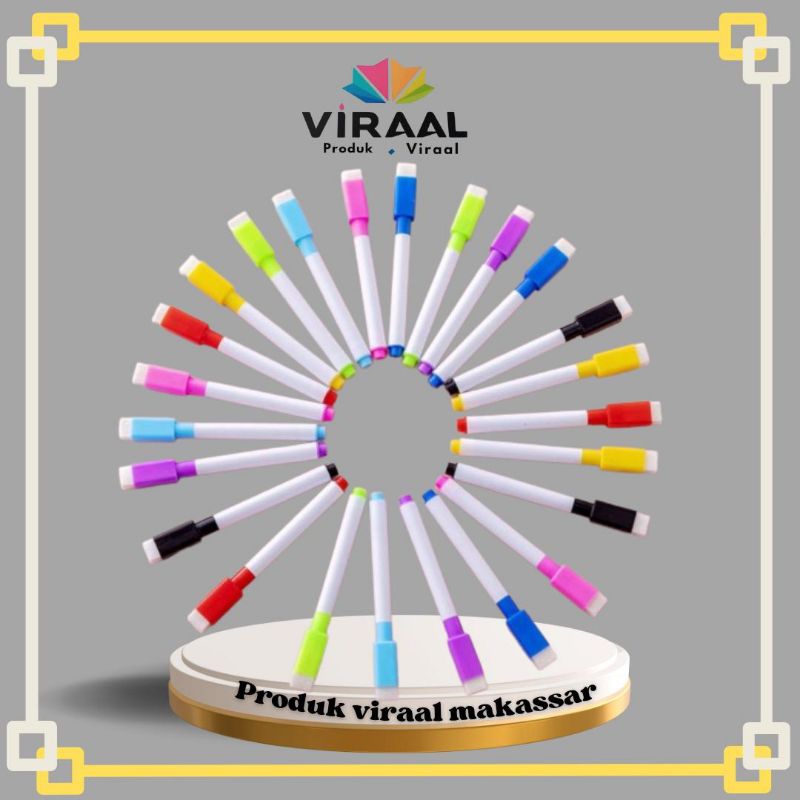 

Makassar produk viraal spidol wipe clean spidol warna anak spidol whiteboard spidol hapus