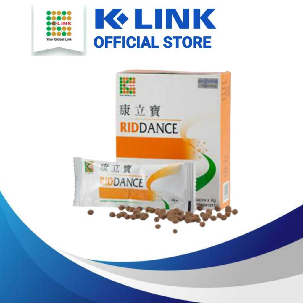 Riddance.Riddance Original K link.Riddance 1 box isi 10 sachet.K link Riddance Detoks.