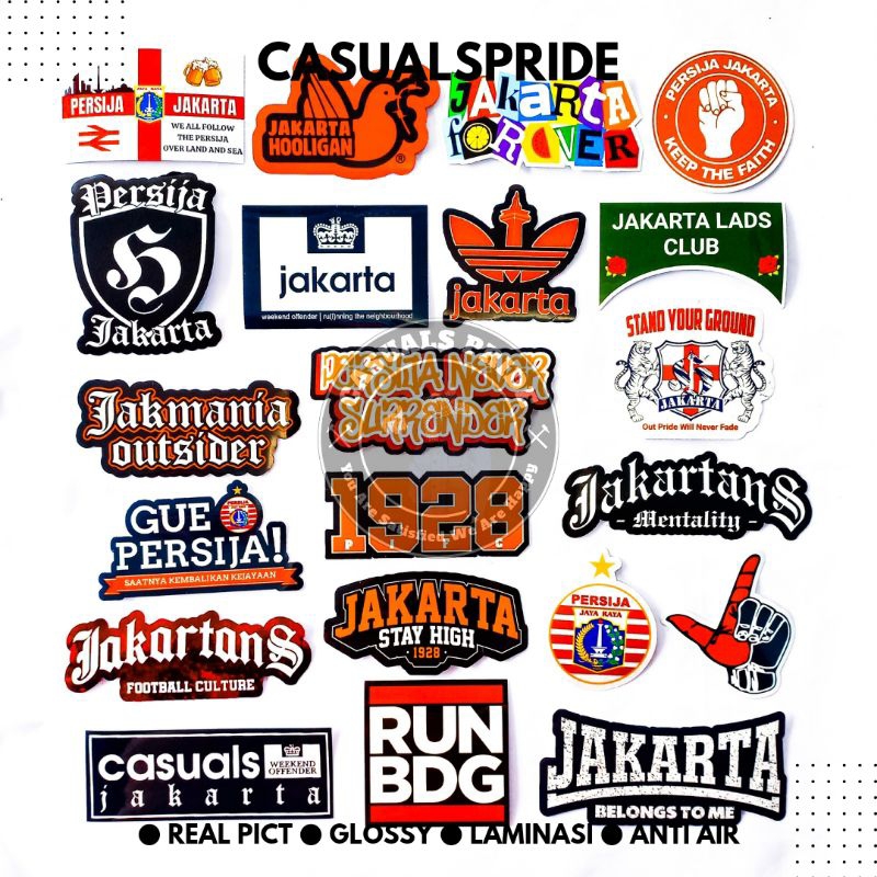 

Sticker Murah Persija Jakarta 1928 The Jack Mania Casuals Ultras Curvanord Tiger Bois Anti Air