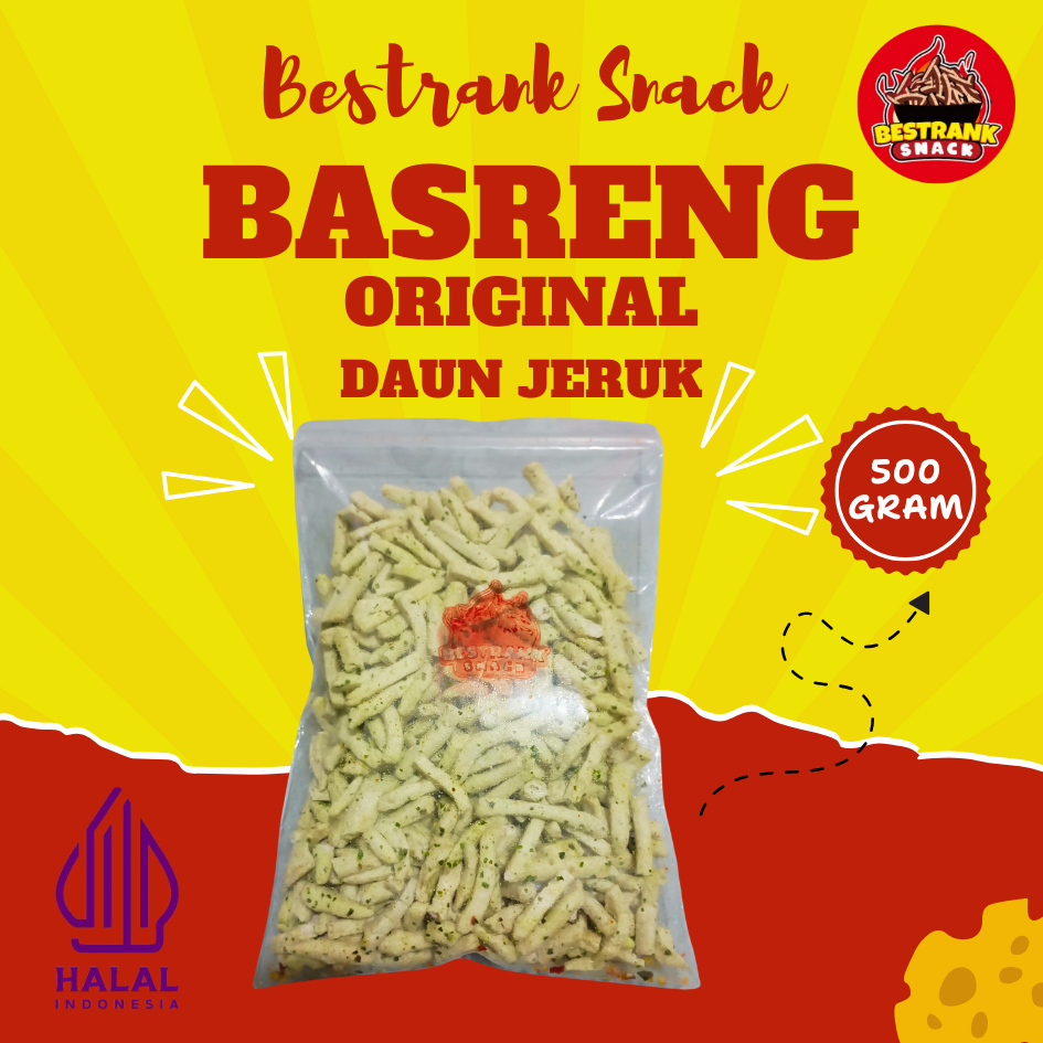 

Basreng Original Daun Jeruk stick viral bandung 500 gram