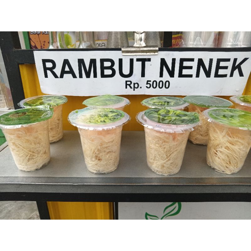 rambut nenek  arum manis kemasan cup
