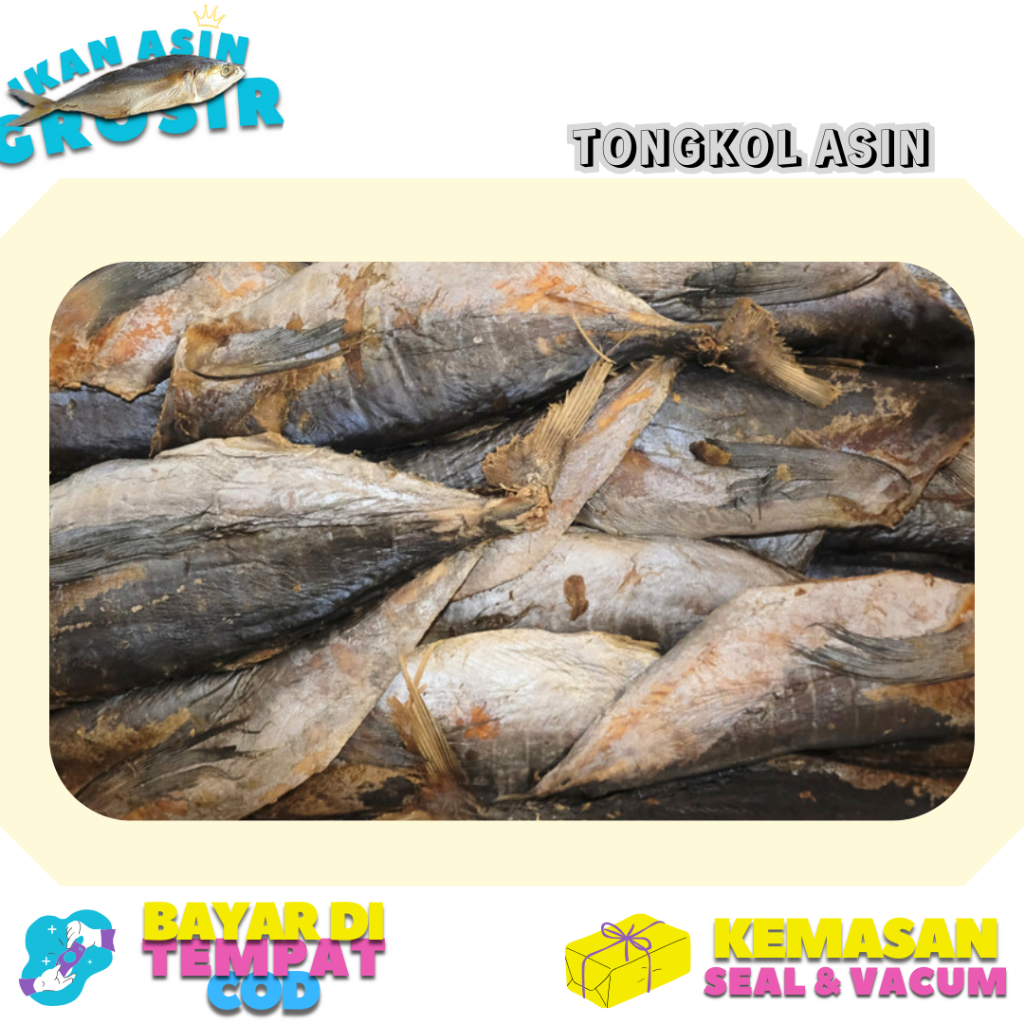 

Grosir Ikan Asin Tongkol 1 kg