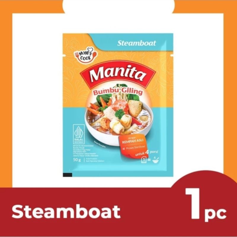 

manita bumbu giling steamboat 50 gram