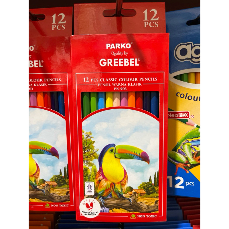 

Parko Greebel Pensil 12 Warna