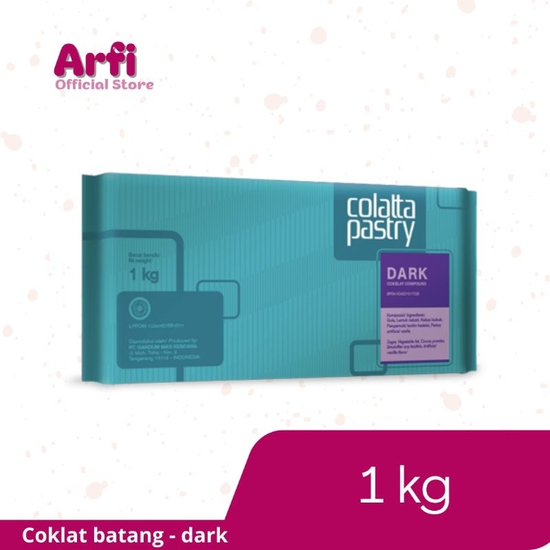 

Colatta Pastry Chocolate Dark - Coklat Batang 1 kg dan 5 kg