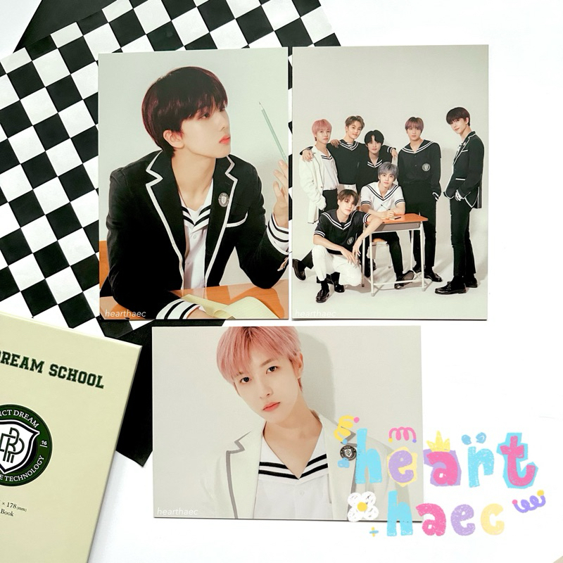 ♡ read desc ♡ | nct 127 nct dream back to school B2S postcard haechan renjun jisung taeil