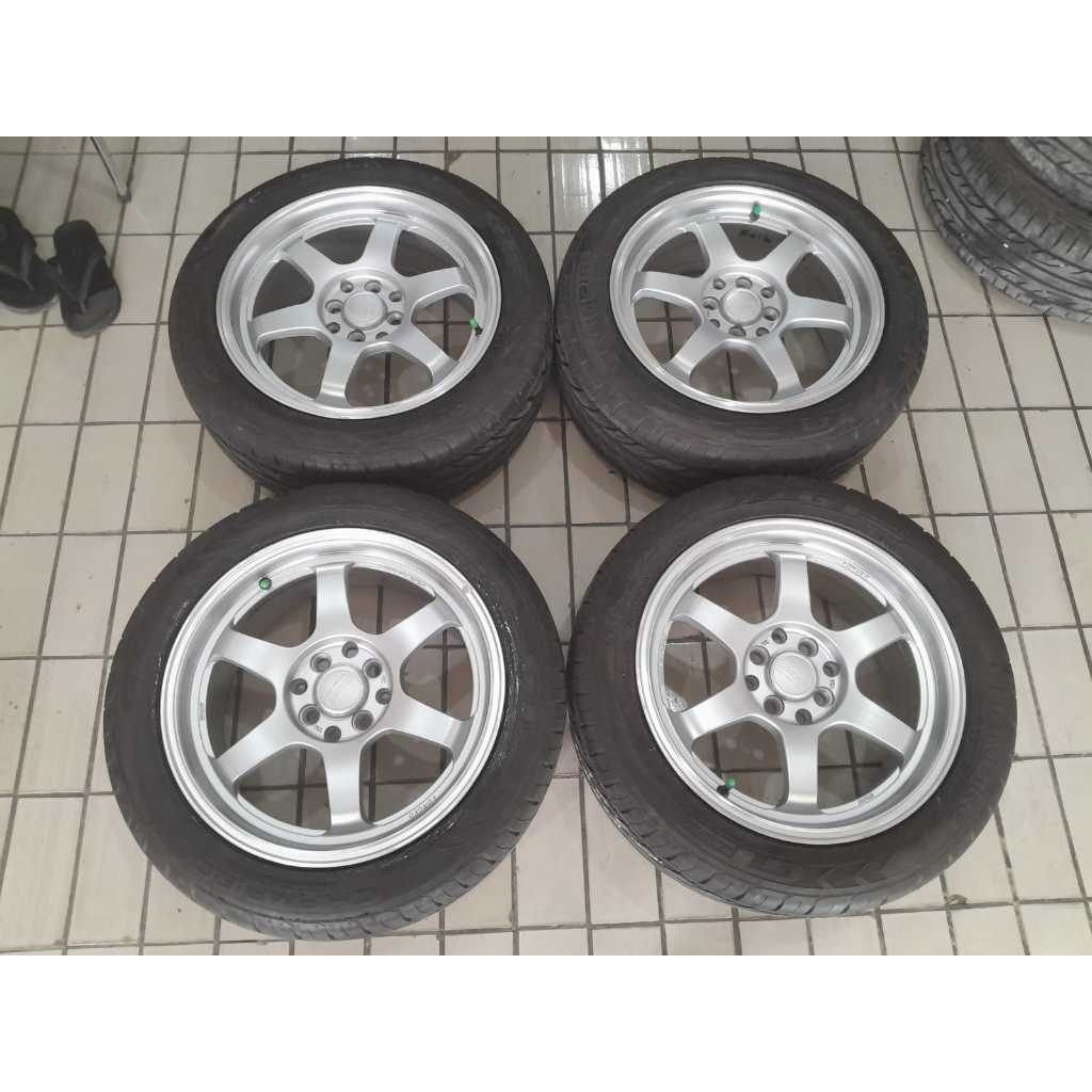 Velg Mobil Second VOLK RAYS R16 Vios Yaris Jazz Avanza Xenia Agya (velg only)