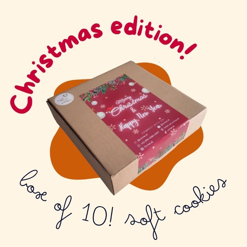 

BOX OF 10 SOFT COOKIES (Christmas Edition) by Ovine