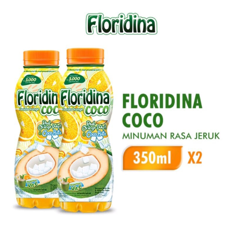 

Florida Coco Minuman Rasa Jeruk botol 350ml X2