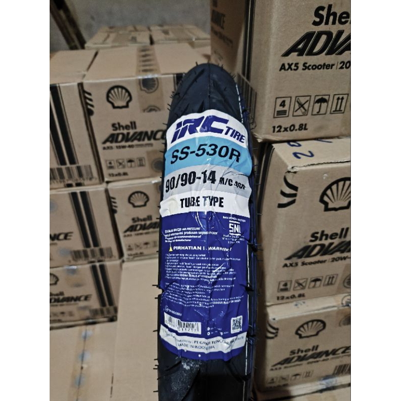 Ban Luar IRC SS-530R 90/90-14 Tubetype / Untuk Ban Belakang Sepeda Motor Beat Vario Scoopy Spacy