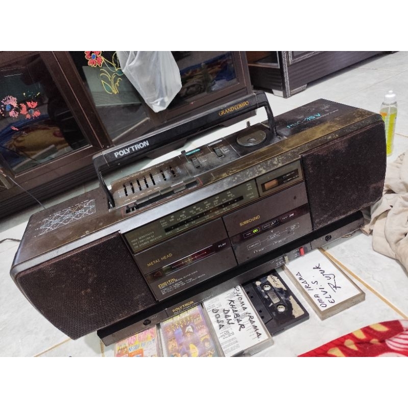 Aneka Radio Antik Kompo Sony, Samsung, AKARI, Grand BAZZOKE Polytron Antik Jadul, Ada yang dimodif d