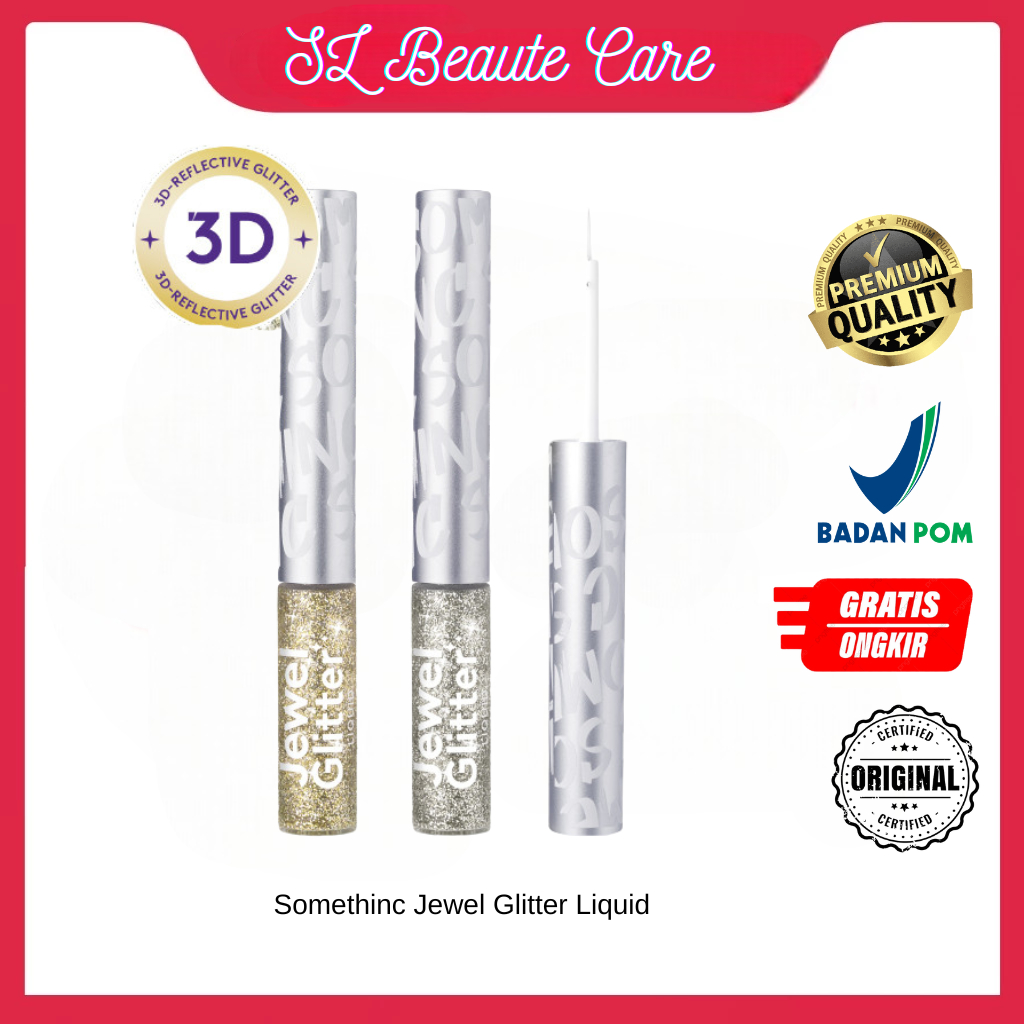 Somethinc Jewel Glitter Liquid silver & gold