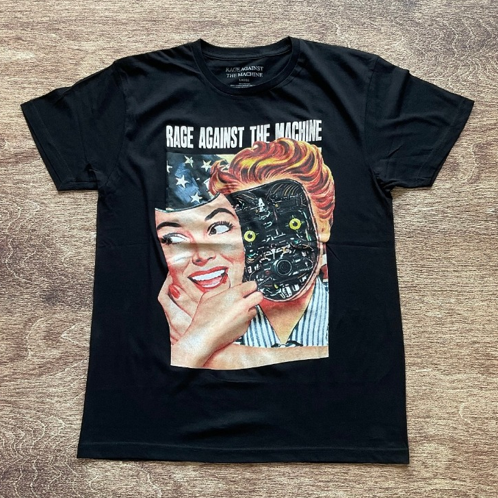 KAOS BAND OFFICIAL RATM RAGE AGAINST THE MACHINE - Behind the Scene Tour ORIGINAL TSHIRT