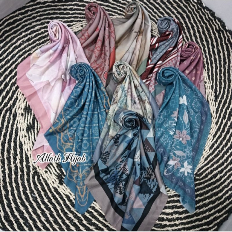 Alfath - Hijab Dk Motif Voal premium
