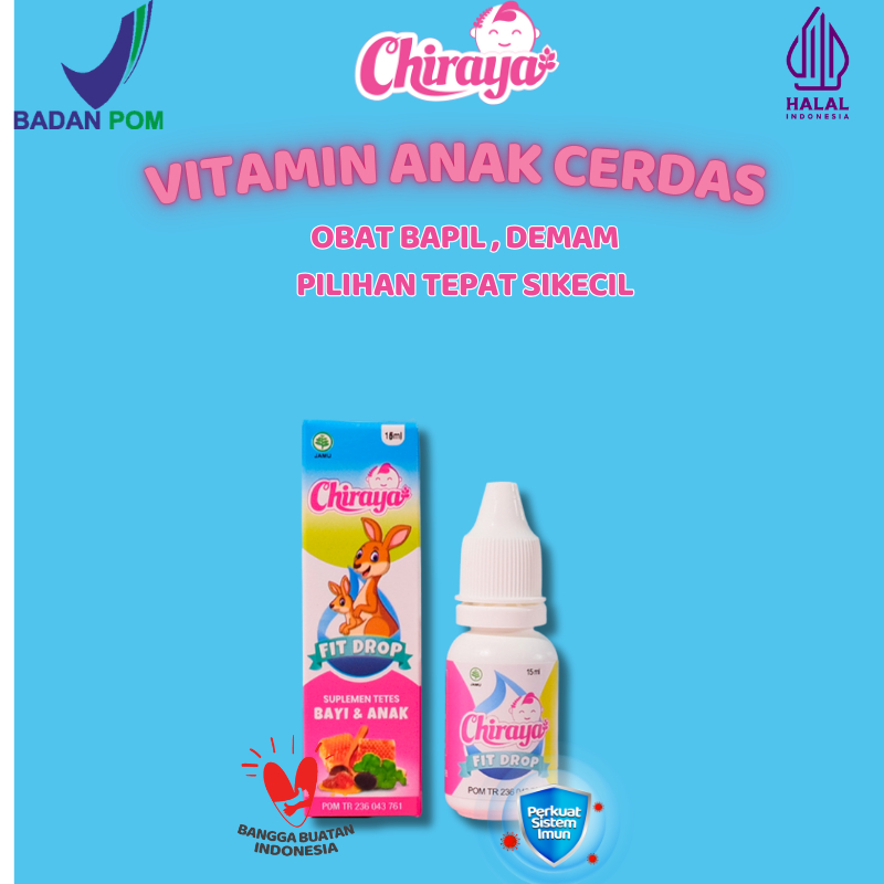 Chiraya Suplemen Tetes Bayi & Anak Fitdrop Madu Anak Kecerdasan Otak Bayi Penambah Napsu Makan