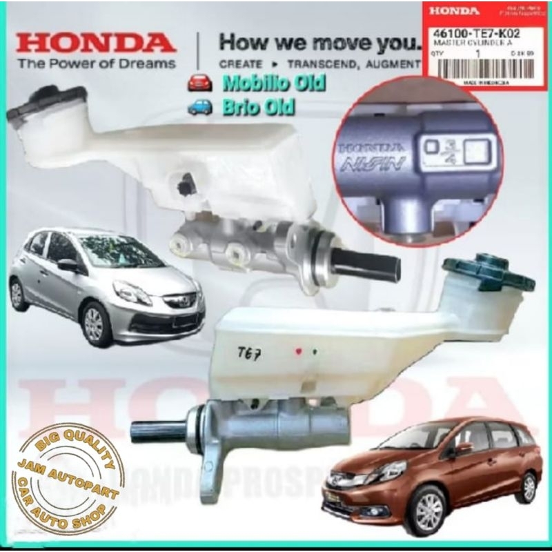 ORIGINAL MASTER REM ATAS HONDA CENTRAL REM MOBILIO LAMA BRIO LAMA 100% ASLI