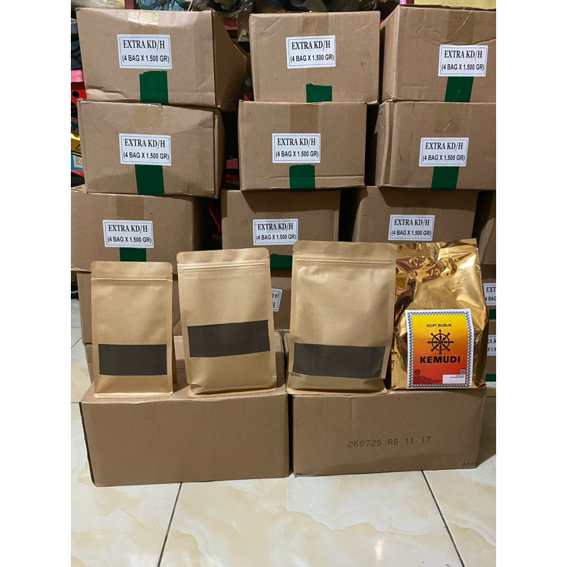 

KOPI BUBUK KEMUDI kemasan ulang lebih kecil
