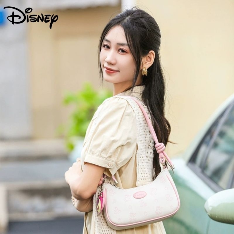 Lotso Strawberry Bear Armpit Bag Handbag Original Disney Tas Selempang Wanita