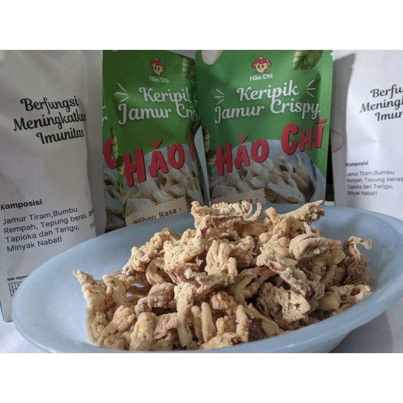 

Jamur Tiram Crispy "HAU CHI"/ JAMUR CRISPY/JAMUR CRESS/KRIPIK JAMUR TIRAM