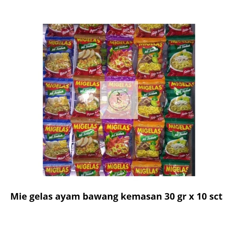 

MIE GELAS KEMASAN 30 GR X 10 SCT