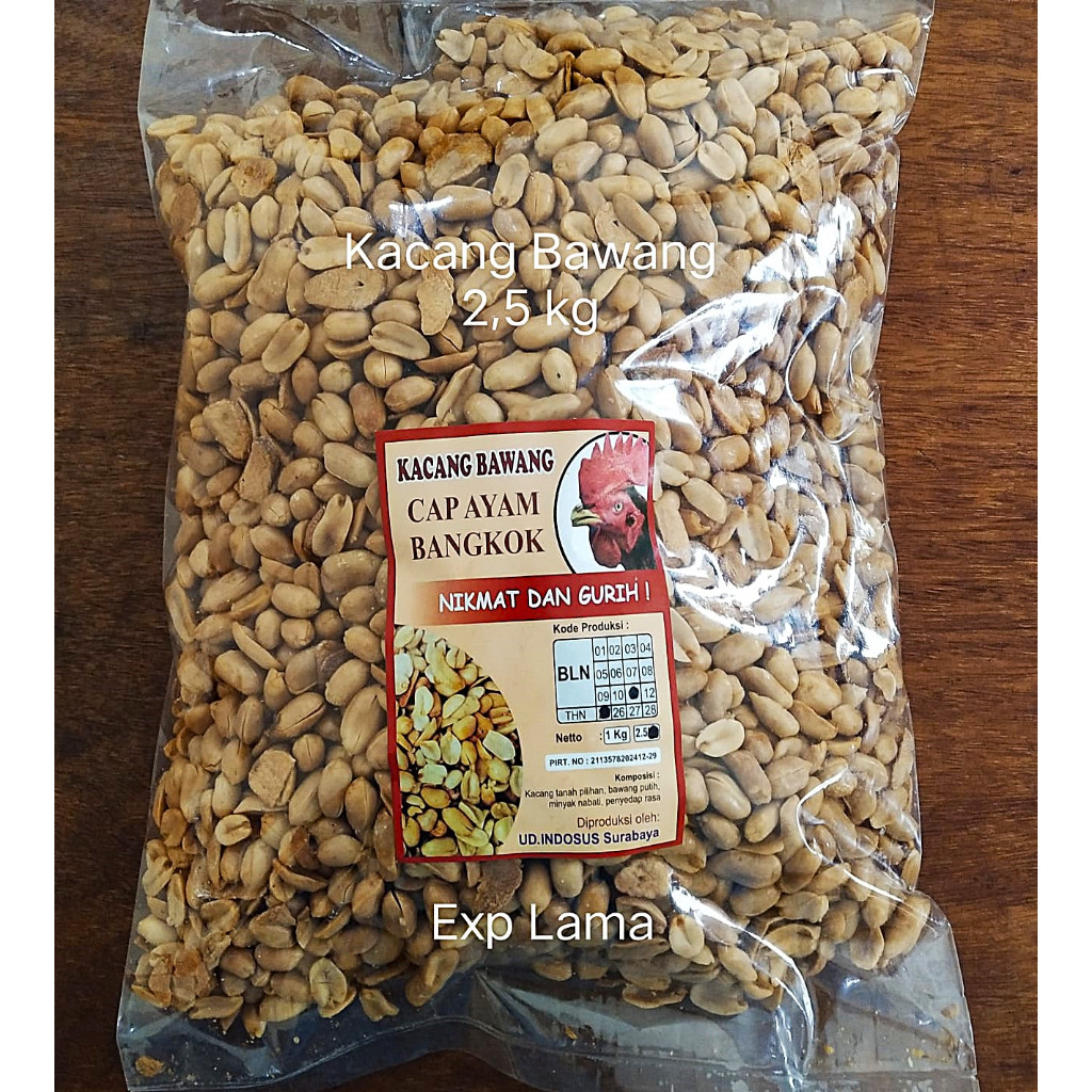 

Kacang Bali / Kapri 2,5 Kg ( Rasa Bawang / Rasa Bangkok ) Enak Gurih Renyah Cap Ayam Bangkok