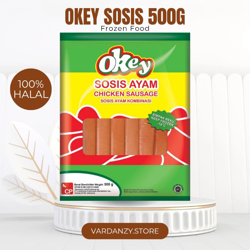 

OKEY SAUSSAGE SOSIS AYAM KOMBINASI 500G