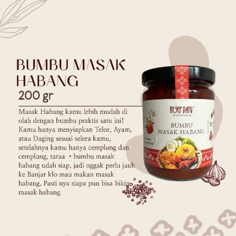 

Bumbu Masak Habang 200 gr by ResepDatu'