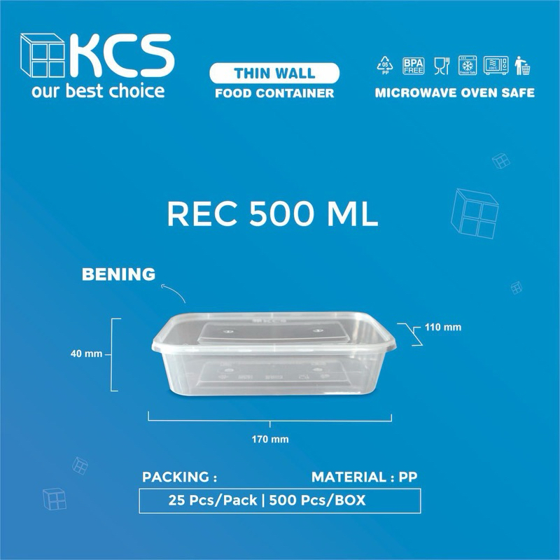 THINWALL REC 500ml KCS