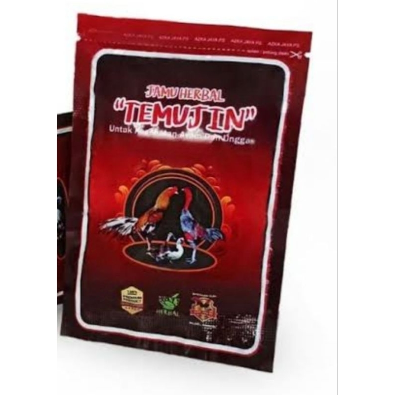 TEMUJIN 1 SACHET JAMU AYAM JAGO ADUAN BANGKOK THAILAND