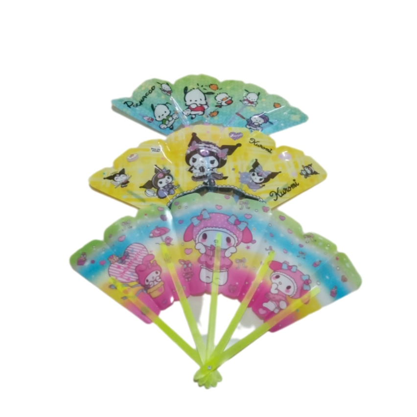 10pcs Kipas Lipat Mika/souvenir/kipas plastik