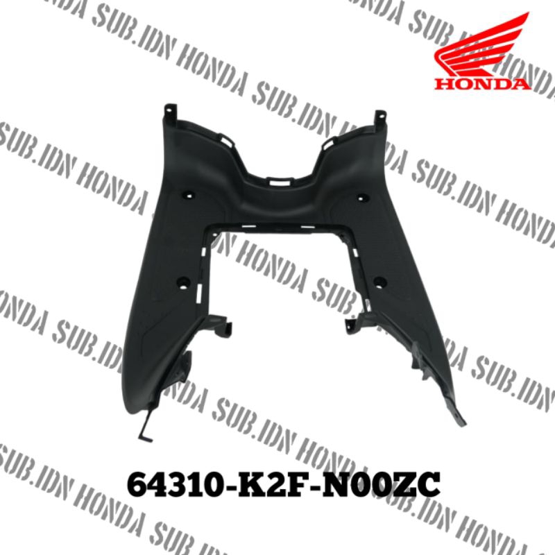 Cover Pijakan Kaki Hitam Honda Scoopy K2F 64310K2FN00ZC