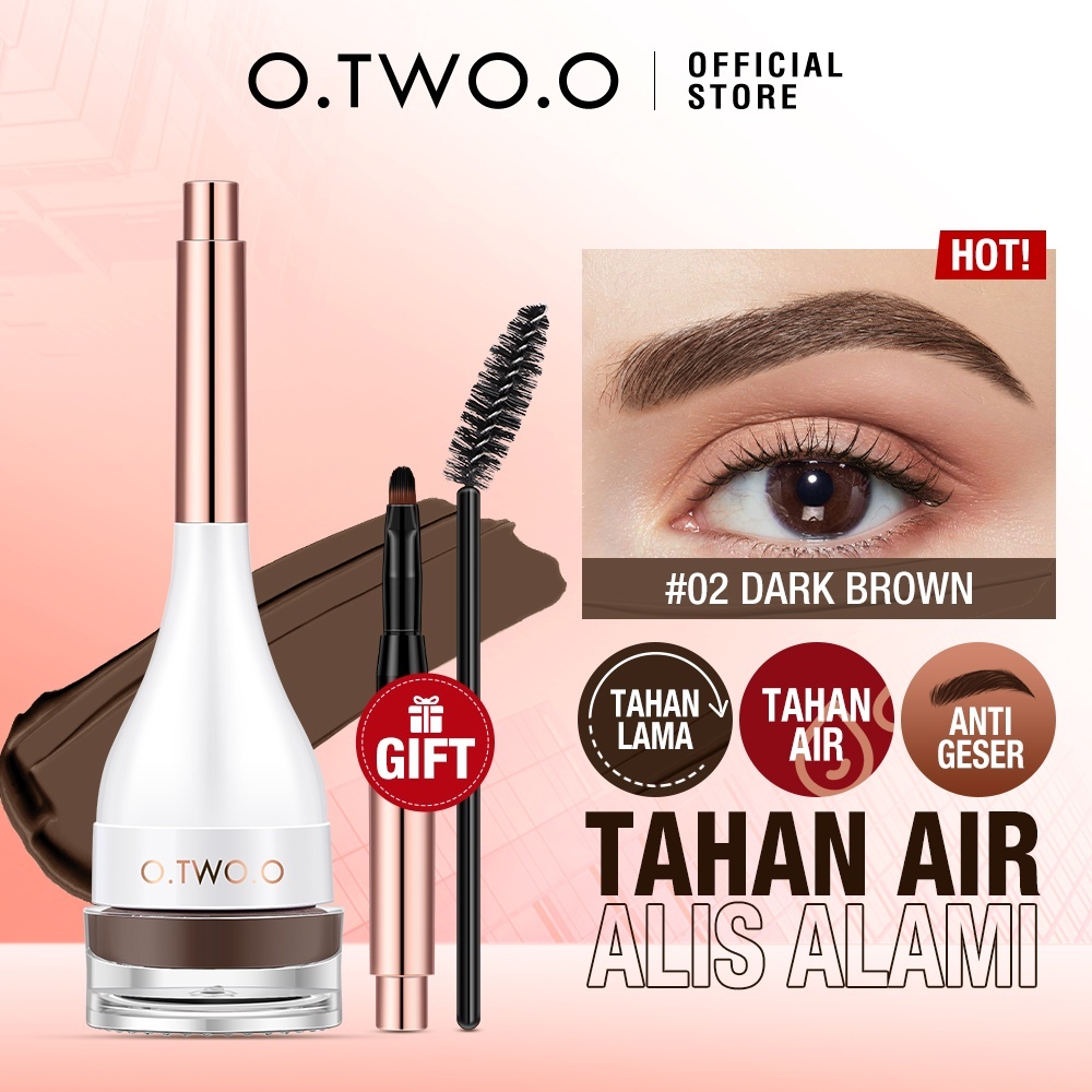 O.TWO.O Eyebrow Dying Cream Natural Shaping waterproof O two O otwoo / eyebrow gel pomade
