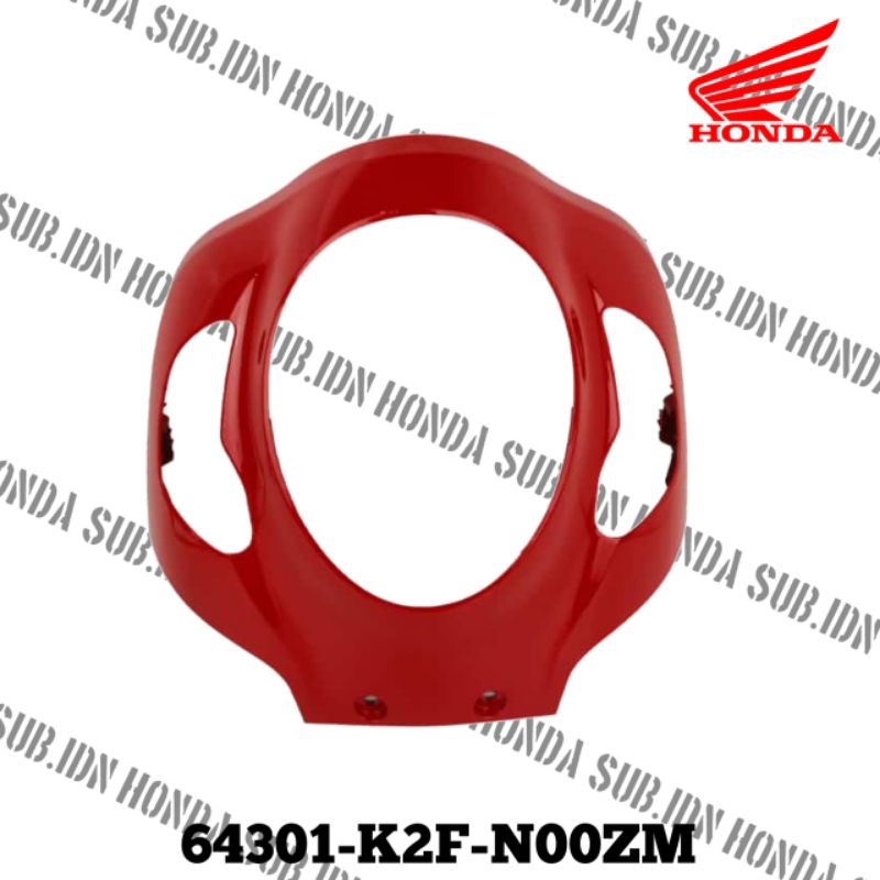 Cover Tameng Depan Merah Honda Scoopy K2F64301K2FN00ZM
