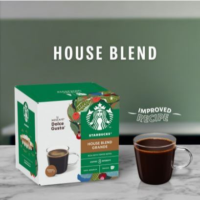 

RB STARBUCKS Americano House Blend by NESCAFE DOLCE GUSTO 102g x 12pcs IMPORT