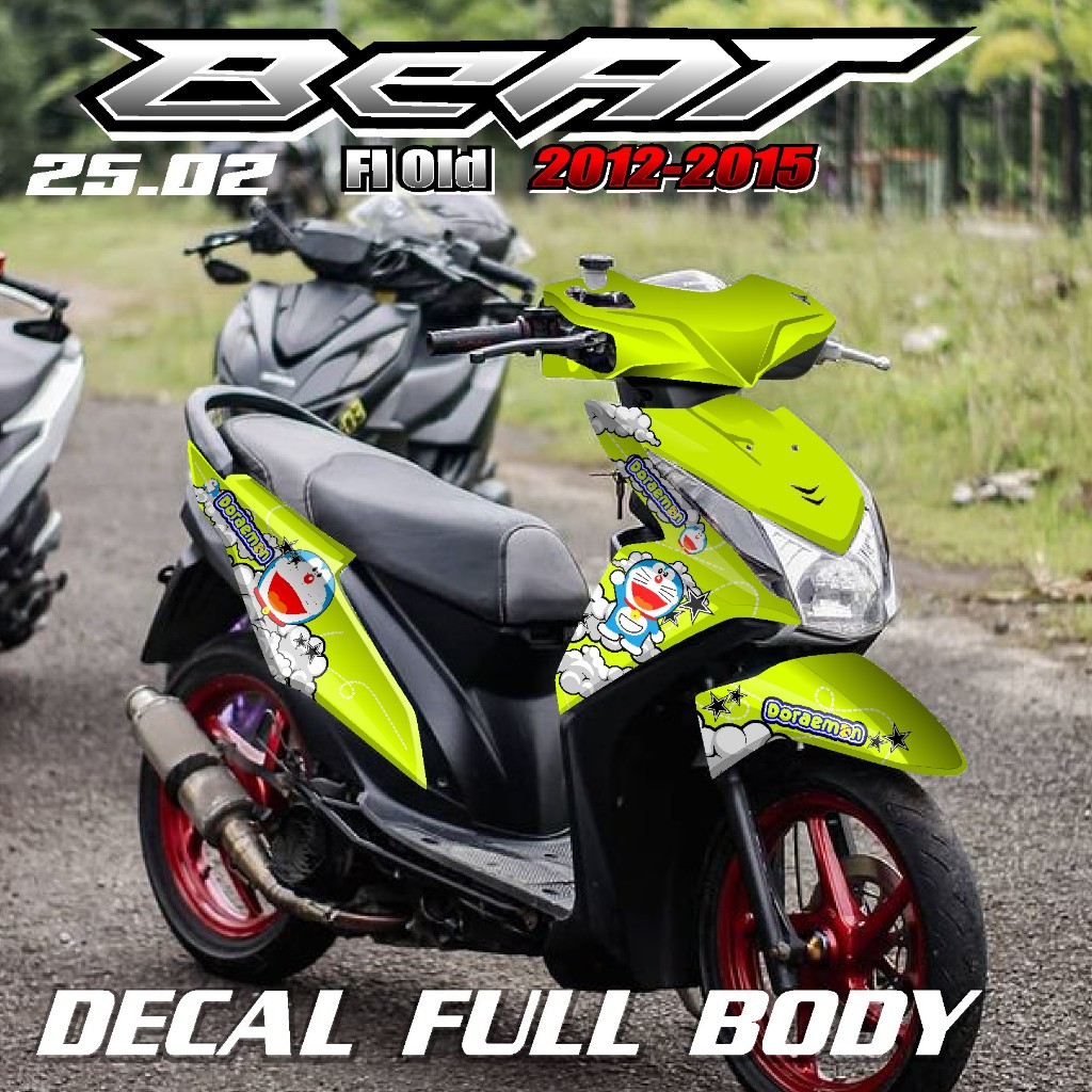 COD TERBARU Decal Stiker DECAL BEAT F1 OLD 2012-2015 BEAT STREET TAHUN  2012-2015 FULL BODY NEW  DES
