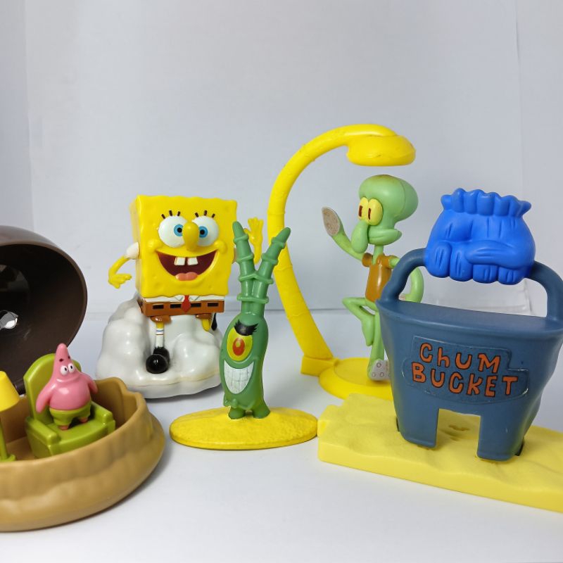 MAINAN SPONGEBOB - PRELOVED - SECOND - TOYS - MCD HAPPY MEAL - KFC CHAKI MEAL - FIGURE