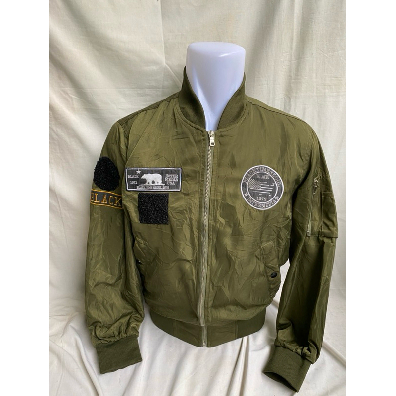 Bomber Jacket Fashion Hijau US Air Force